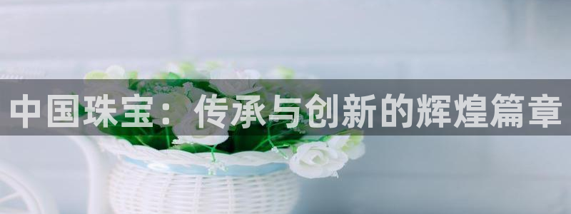 新航娱乐招商：中国珠宝：传承与创新的辉煌篇章