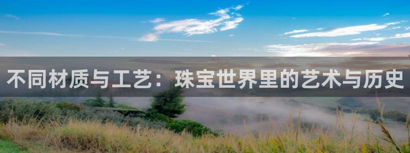 新航娱乐入网要求：不同材质与工艺：珠宝世界里的艺术与历史