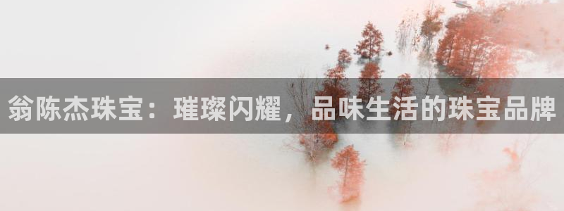 高州市新航线娱乐俱乐部：翁陈杰珠宝：璀璨闪耀，品味生活的珠宝