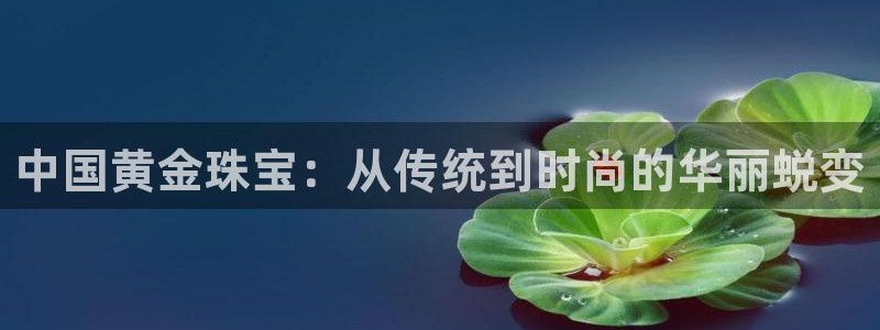 成都中创新航娱乐区:中国黄金珠宝:从传统到时尚的华丽蜕变