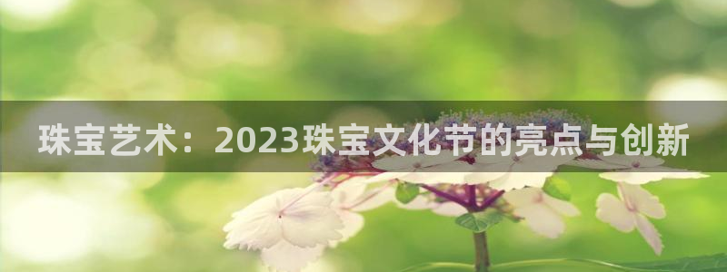 新航娱乐公司艺人招聘：珠宝艺术：2023珠宝文化节的亮点与创