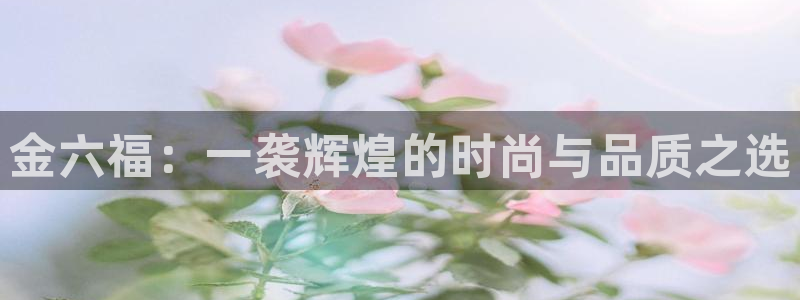 高州新航线娱乐俱乐部：金六福：一袭辉煌的时尚与品质之选